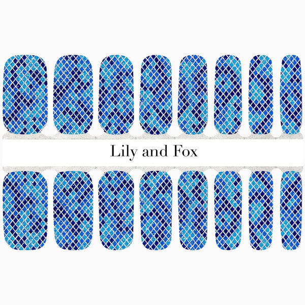 Blue Diamondback (Glitter)