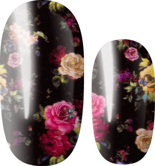 Night Garden Nail Wraps Online Shop Lily and Fox