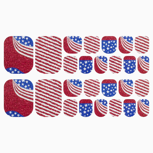 Oh My Stars & Stripes (Pedicure)