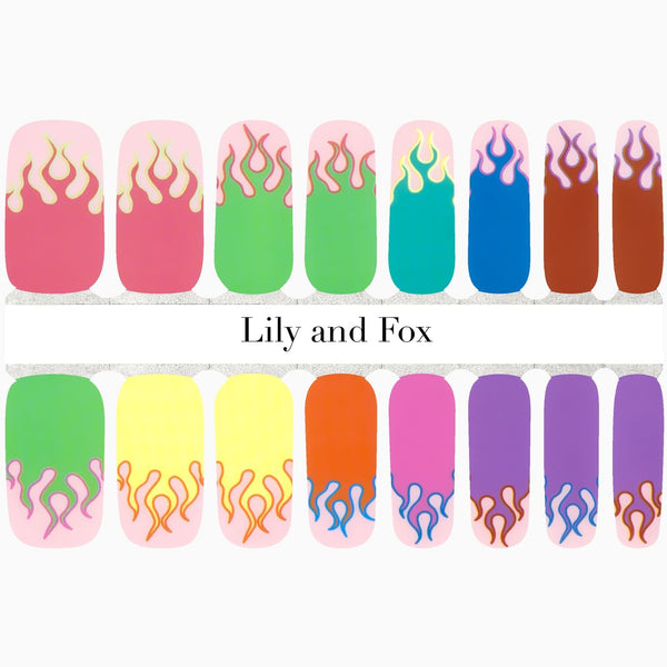 Rainbow Flames
