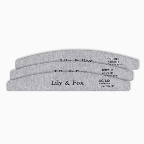 Nail File Firm - 3 Pack (7 inch wood core nail file)
